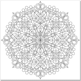 Kaleidoscope Designs Artist's Coloring Book