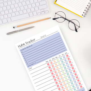 Weekly Habit Tracker: 50 Page Tear-Off Notepad