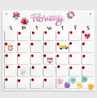 School Days Calendar Magnets S/4, Calendar Organization