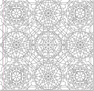Kaleidoscope Designs Artist's Coloring Book