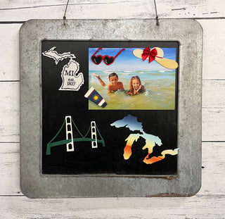 Great Lakes Beach Sunset Magnet, Michigan Gifts