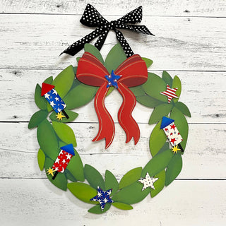 Firecracker Mini Art Pop S/3, Summer Patriotic Decor
