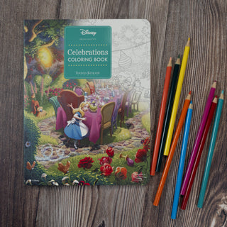 Disney Dreams Collection Thomas Kinkade Studios Celebrations Coloring Book by Thomas Kinkade Studios