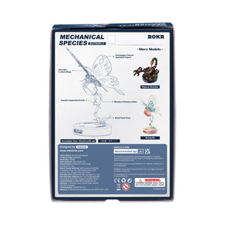 MI05B Mechanical Butterfly (Blue) ROKR 3D Puzzle Kit