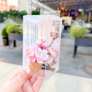 Pink Cherry Blossom Vent Clip Car Air Freshener (Reusable)