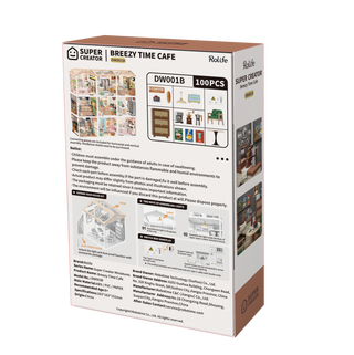 DAILY INSPIRATION CAFE DIY Miniature House ABS