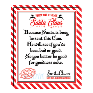 Christmas Santa Cam Night Light