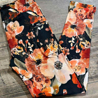 Fall Floral Legging