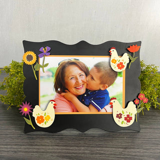 Fall Rainbow Flower Stem Magnets S/5