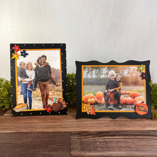 Give Thanks Magnets S/4, Thanksgiving Decor