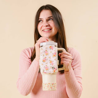 Tumbler Silicone Boot-Endless Daydream Cream