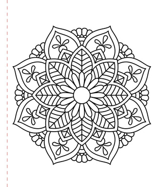 Mindfulness Large Print Coloring Book