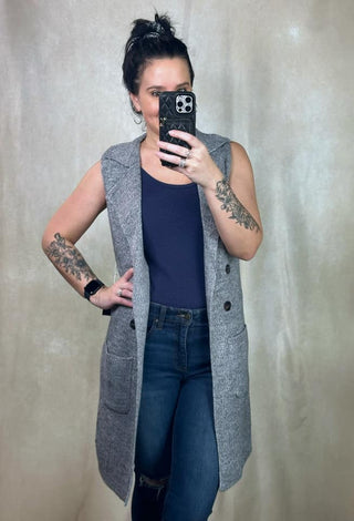 Long Sweater Vest