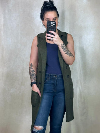Long Sweater Vest
