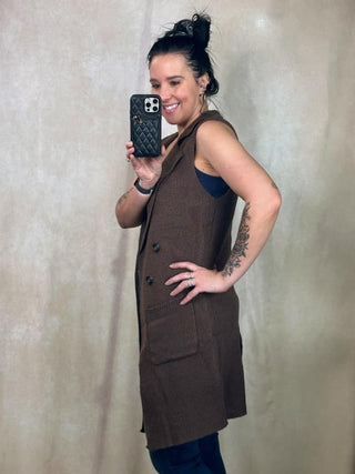 Long Sweater Vest