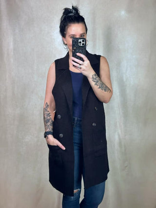 Long Sweater Vest