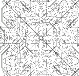 Kaleidoscope Designs Artist's Coloring Book