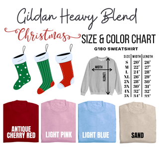 Hot Cocoa Weather PUFF Gildan Sweathshirt
