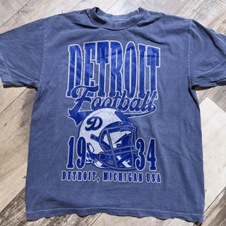 90's Vintage Detroit Football Oversized TShirt