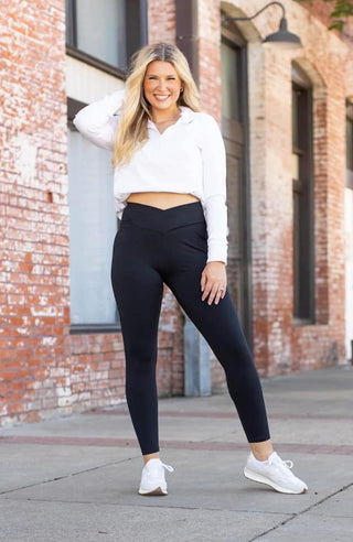 Athleisure Compression Crossover Leggings