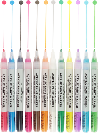 Studio Series Acrylic Paint Marker Set (12-piece set)