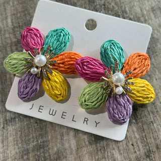 Multi Floral Studs