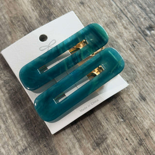 Turquoise Hair Clips