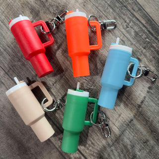 Mini Tumbler Keychain Carry Storage Container