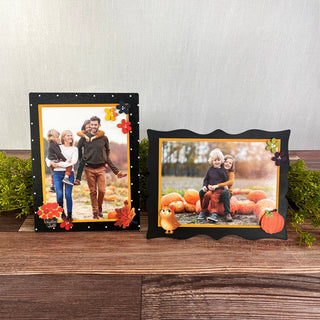Hello Fall Magnets S/4, Fall Decor