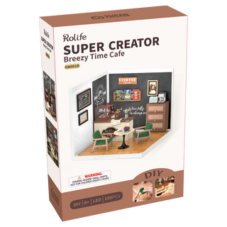 DAILY INSPIRATION CAFE DIY Miniature House ABS