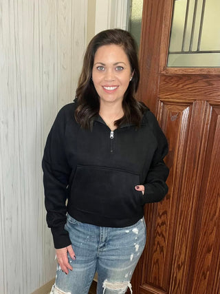 Cozy Short Halfzip Hoodies