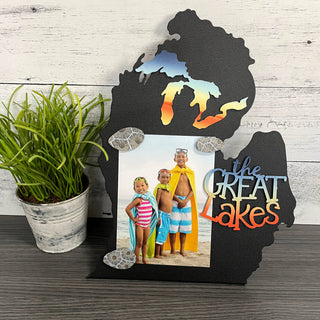 Great Lakes Beach Sunset Magnet, Michigan Gifts