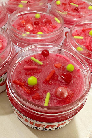 Coconut & Strawberry Lip Scrubs