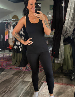 Leggings and Racer Back Tank