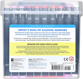 Studio Series Artist's Dual-Tip Alcohol Markers (Set of 60 colors)