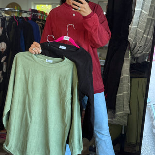 Long Fit Ribbed Tunic