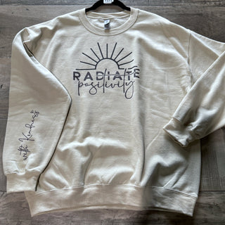 Radiate Positivity With Kindness Crewneck