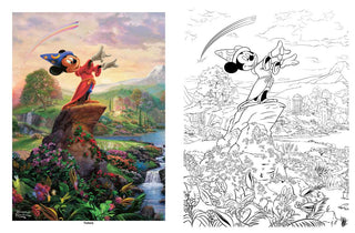 Disney Dreams Collection Thomas Kinkade Studios Coloring Book by Thomas Kinkade