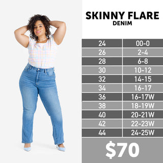 Skinny Flare Denim