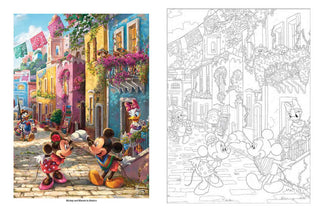 Disney Dreams Collection Thomas Kinkade Studios Celebrations Coloring Book by Thomas Kinkade Studios