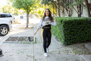 The Yasmine - Yellow Panel Full Length Leggings