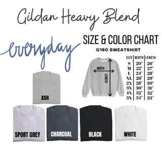 Hot Cocoa Weather PUFF Gildan Sweathshirt