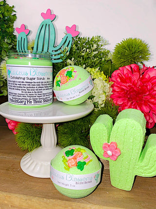 Cactus Shaped Bath Bomb Summer Time Skincare Spa