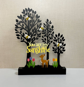 Bee Magnet S/4, Spring Decor