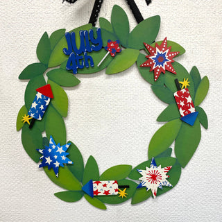 Patriotic Star Mini Art Pop Magnets S/3, Firework Inspired