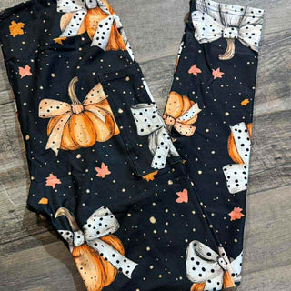 Polka Dot Pumpkin Leggings