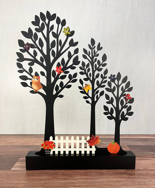 Hello Fall Magnets S/4, Fall Decor