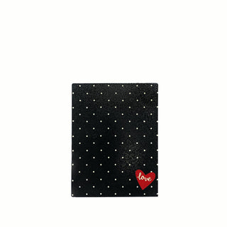 Easel w/ Kickstand, Black w/ White Dots, Magnetic Home Decor