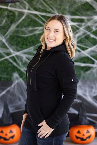 Pixie Pocket Halfzip Hoodie