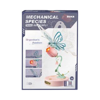 MI05B Mechanical Butterfly (Pink) ROKR 3D Puzzle Kit